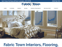 Tablet Screenshot of fabrictowninteriors.com
